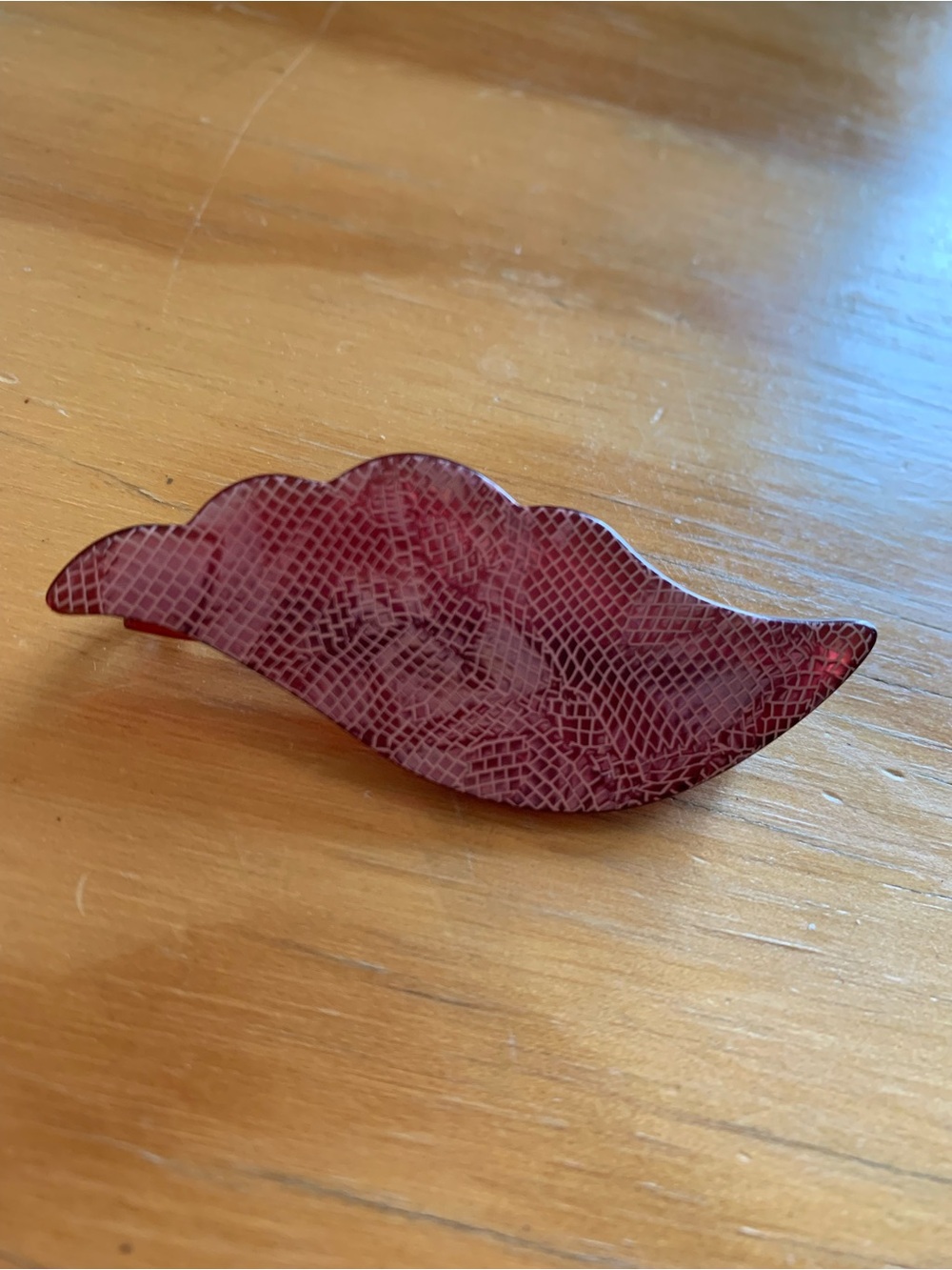 Vintage 1970s / 1980s Wing Silhouette Hair Barrette